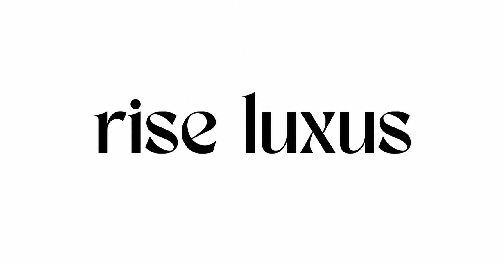 The picture riseluxus.com shows when its homepage is shared